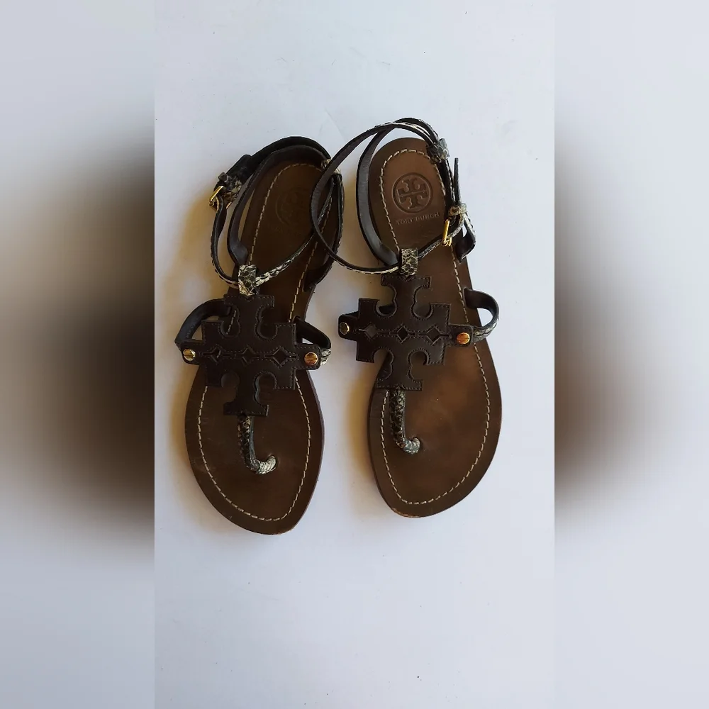 Tory Burch women's leather sandals size 7